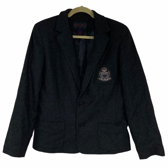 Ralph Ralph Lauren heathered gray blazer. Lrg